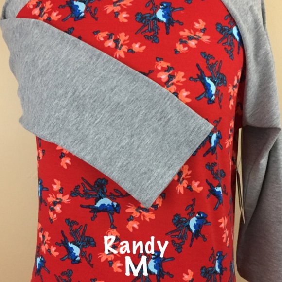 LuLaRoe Randy Baseball T new with tags - Picture 2 of 4